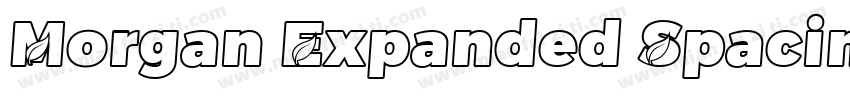 Morgan Expanded Spacing字体转换